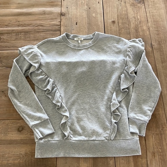Joie Agnia Sweatshirt Grey French Terry Size XXS - Picture 3 of 11